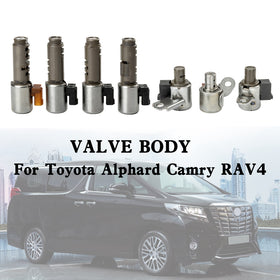 U150 U151 U250 U151E U250E Transmission Solenoids Valve Kit K14879E K57958P For Toyota Alphard Camry RAV4 Generic