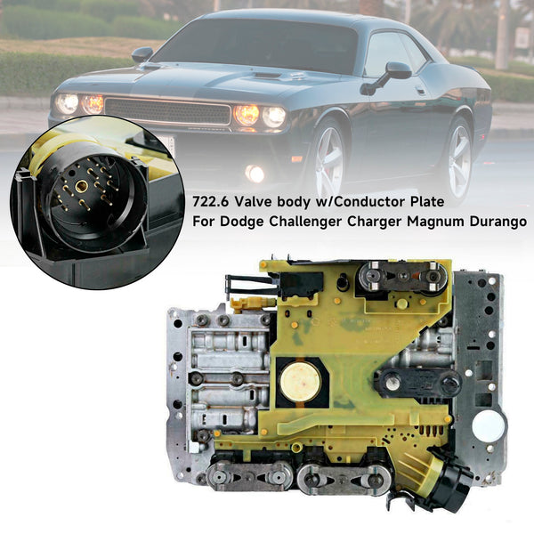 2004-2005 Crossfire Limited Coupe, Limited Roadster 6 Cyl 3.2L 722.6 Valve body w/Conductor Plate 722.6 2112770101 Generic