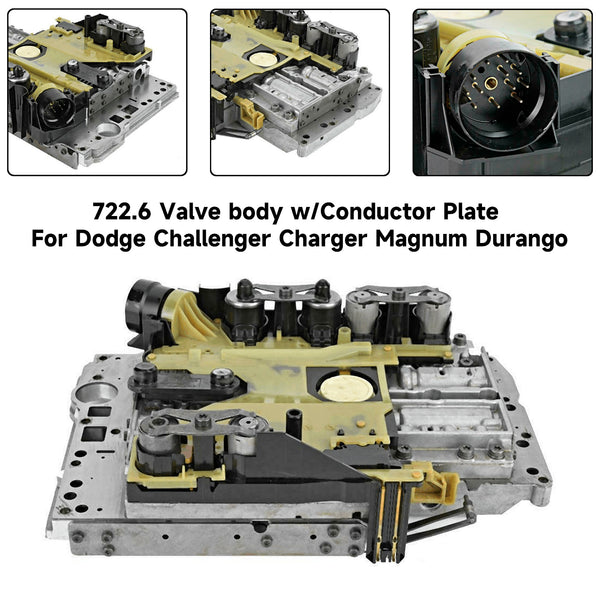2004-2005 Crossfire Limited Coupe, Limited Roadster 6 Cyl 3.2L 722.6 Valve body w/Conductor Plate 722.6 2112770101 Generic