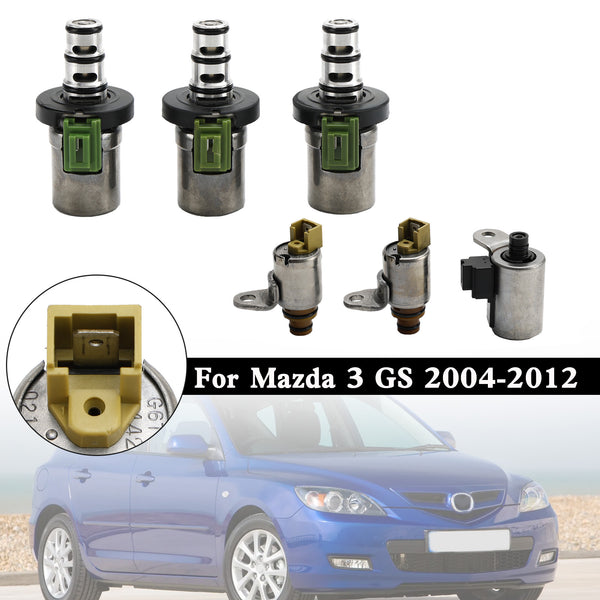2004-2012 Mazda 3 GX Sedan 4-Door 48420K-R 4F27E 6PCS Transmission Solenoid Kit Generic
