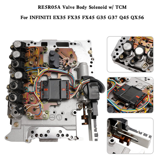 2009 Nissan 350Z RE5R05A Valve Body Solenoid w/ TCM Generic