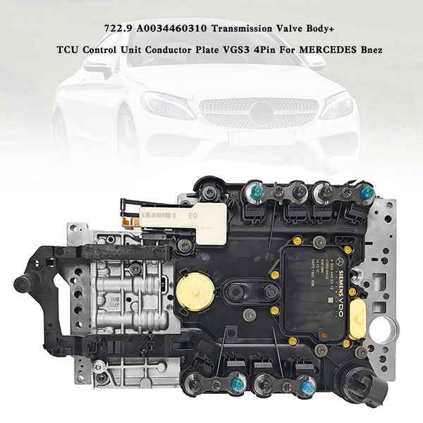 MERCEDES Benz A CLASS Transmission Valve Body+ TCU Control Unit 722.9 A0034460310 Generic