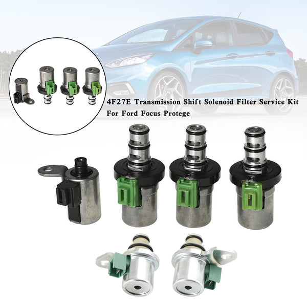 Ford Focus Fiesta 6PCS Transmission Solenoid Shift 2 PWM 3 EPC 1 4F27E Generic