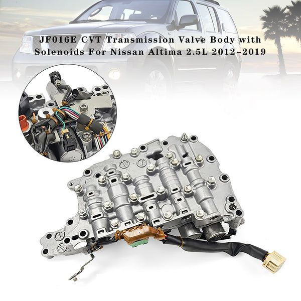 2012-2019 Nissan Altima Rogue Sport 2.5L CVT Transmission Valve Body with Solenoids JF016E Generic