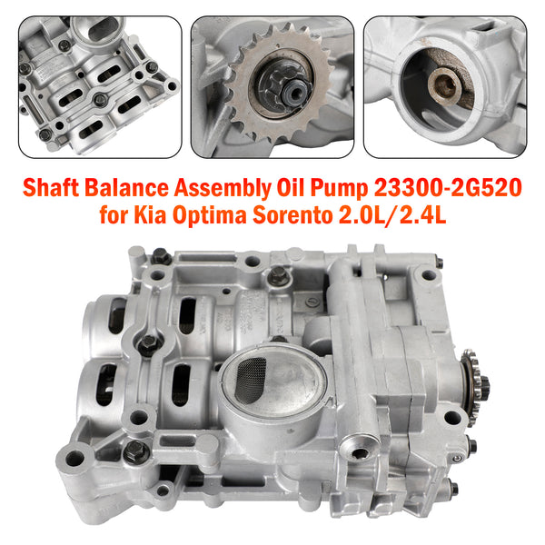 2010-2014 Kia Optima Sorento 2.0L/2.4L Shaft Balance Assembly Oil Pump 23300-25922 23300-2G520 Generic