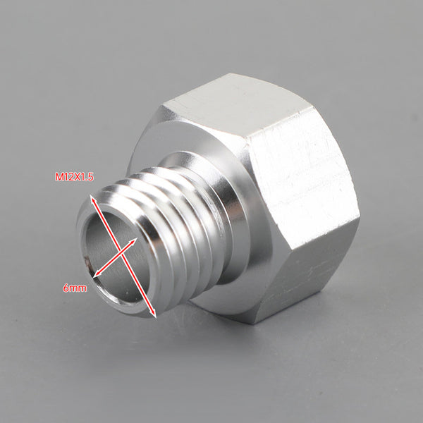 M12X1.5Mm To 1/8 Npt Gm Ls Engine  Oil Pressure Sensor Adapter Aluminum Generic