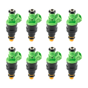 1985-2004 Chevrolet Corvette 8PCS 0280150558 0280155968 42lbs Green Top Racing Fuel Injector Generic