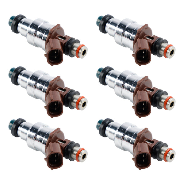 1989-1995 TOYOTA PICKUP 6PCS Fuel Injectors 23209-65020 195500-5400 23250-65020 Generic