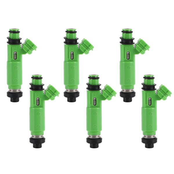 1998-2003 Mitsubishi Montero sport 3.0L V6 6PCS Fuel Injectors 1955003170 FJ672 1955004060 Generic