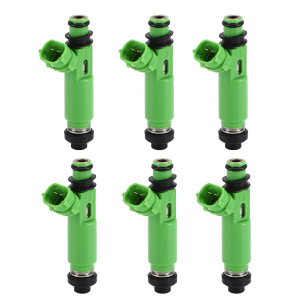 1997-2001 Mazda Montero Sport 3.0L V6 6PCS Fuel Injectors 1955003170 FJ672 1955004060 Generic