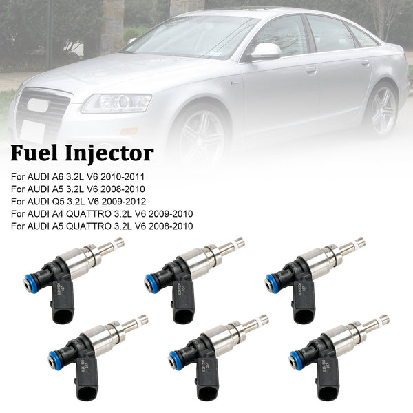 2009-2010 Audi A4 QUATTRO 3.2L V6 Fuel Injector 06E906036F 0261500037 Generic