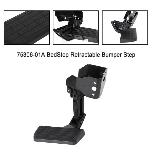 75306-01A BedStep Retractable Bumper Step Dodge Ram 2500/3500 13-18 Generic