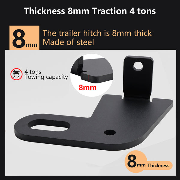 2019-2023 Suzuki Jimny JB64W JB74 2PCS Rear Left & Right Trailer Hitch Generic