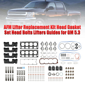 2007-2014 Chevrolet Tahoe 5.3L 5328CC 325CID V8 OHV 16 Valve AFM Lifter Replacement Kit Head Gasket Set Head Bolts Lifters Guides Fedex Express Generic