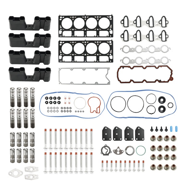 2005-2007 Buick Rainier 5.3L 5328CC 325CID V8 OHV 16 Valve AFM Lifter Replacement Kit Head Gasket Set Head Bolts Lifters Guides Fedex Express Generic