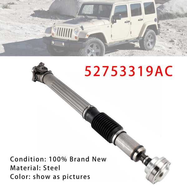 2007-2011 Jeep Wrangler JK V6 3.8L 4WD Front Front Driveshaft Prop Shaft 52753319AC Generic