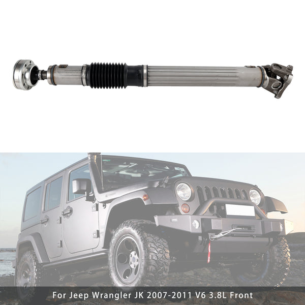2007-2011 Jeep Wrangler JK V6 3.8L 4WD Front Front Driveshaft Prop Shaft 52753319AC Generic