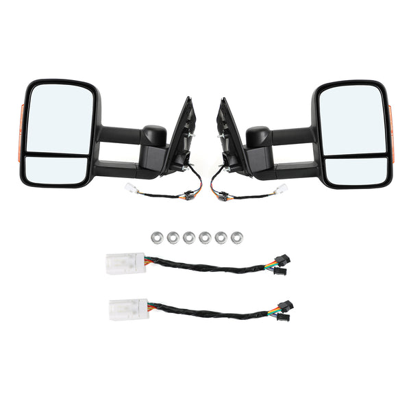 Isuzu D-MAX 2012-2018  Pair of Electric Extendable Towing Mirrors Generic