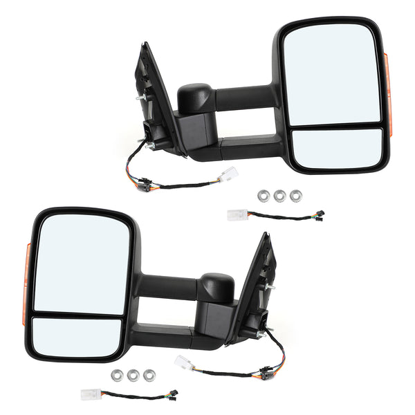 Isuzu D-MAX 2012-2018  Pair of Electric Extendable Towing Mirrors Generic