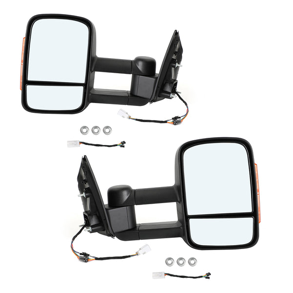 Isuzu D-MAX 2012-2018  Pair of Electric Extendable Towing Mirrors Generic