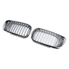 Front Kidney Hood Grille Grill For BMW E46 3 Series 4 Door 2002-2005 Chrome