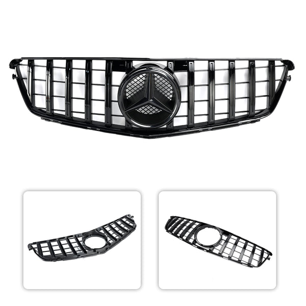 2008-2014 Mercedes-Benz W204 C-Class GTR Style Front Bumper Grille Grill