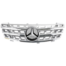 2005-2008 Benz ML-Class W164 AMG Style Front Chrome Silver Grille Grill Generic