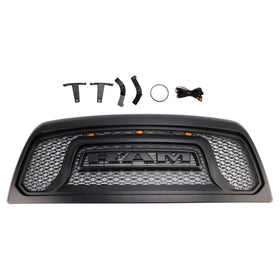 2010-2018 Ram 2500/3500 Laramie Limited Front Bumper Grill W/ Led Light