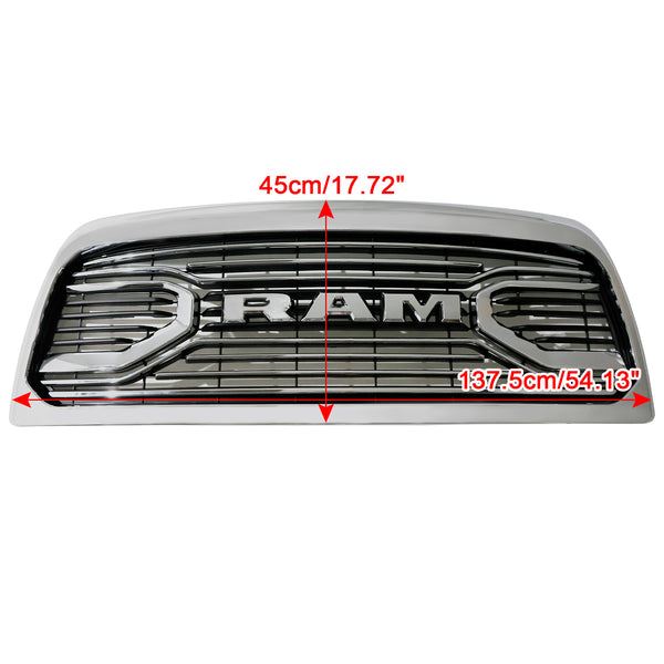 2010-2018 Ram 2500/3500 Laramie Chrome Front Bumper Grille W/ Led Light