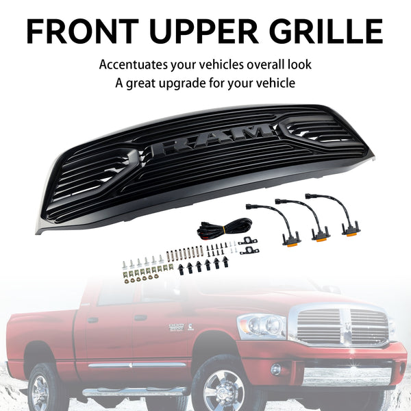 2006-2009 Dodge RAM 2500 3500 Front Bumper Grill Replacement Generic