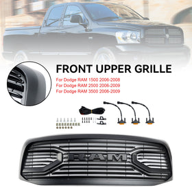 2006-2008 Dodge RAM 1500 Front Bumper Grill Replacement Generic