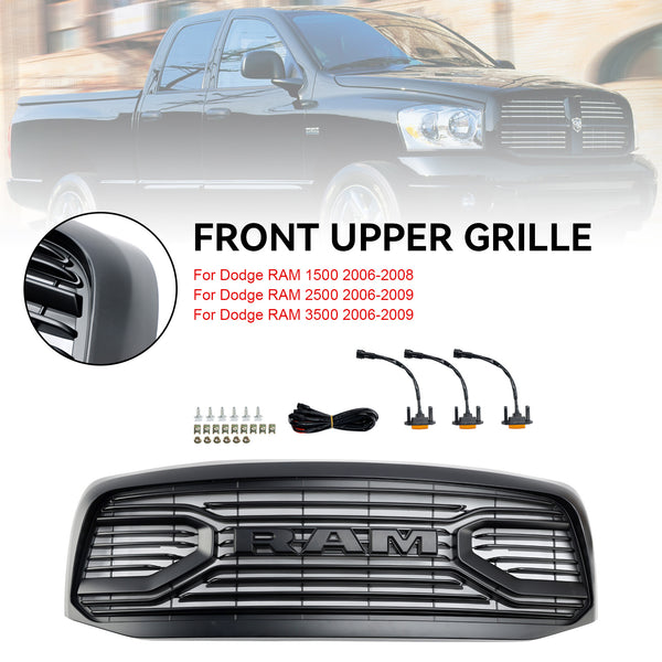 2006-2008 Dodge RAM 1500 Front Bumper Grill Replacement Generic