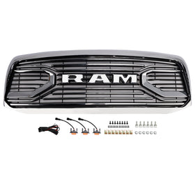 Dodge RAM 1500 2006-08 RAM 2500 06-09 Chrome Front Bumper Grill Grille