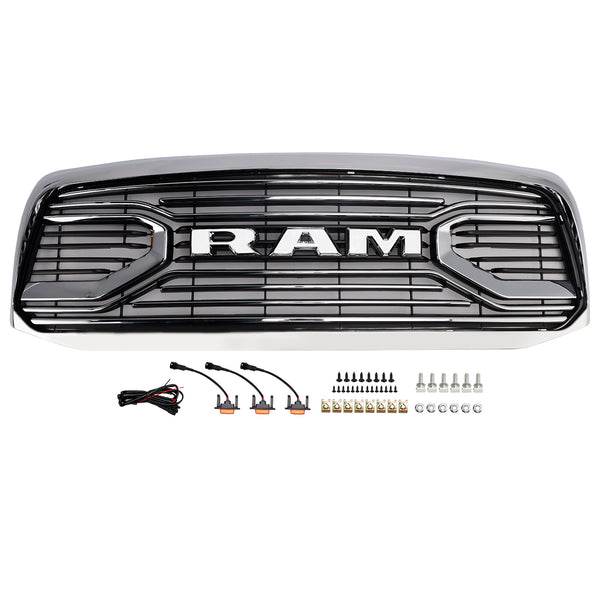 Dodge RAM 1500 2006-08 RAM 2500 06-09 Chrome Front Bumper Grill Grille