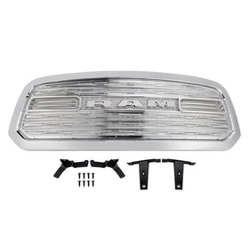 Dodge Ram 1500 2013-2018 LTD Style Front Bumper Grill Grille Chrome