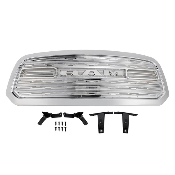 Dodge Ram 1500 2013-2018 LTD Style Front Bumper Grill Grille Chrome