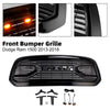 2013-2018 Dodge Ram 1500 Black Big Horn Style Front Bumper Grill Grille