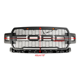 2018-2020 Ford F150 Super Duty Front Bumper Grill Grille W/ LED Generic