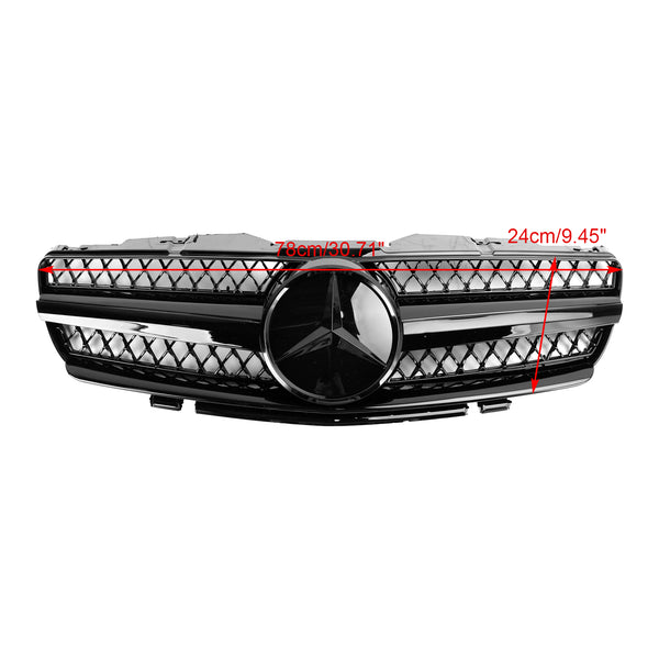 2003-2006 Benz R230 SL500 SL600 SL55 Front Upper Grill Upgrade Replacement Generic