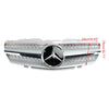 2003-2006 Mercedes Benz SL-Class R230 SL500 SL600 SL55 AMG Front Bumper Upper Grill Silver Chrome Grille