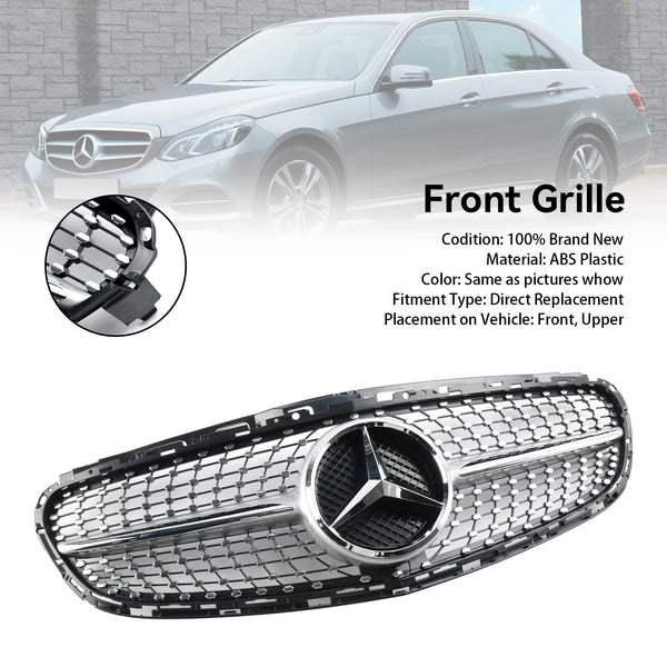 2013-2016 Benz E-Class W212 Facelift Diamond Front Bumper Grill 2128850622 2128850822 Generic