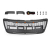 12-15 Explorer Bumper Grill W/Lights ABS Front Upper Grill Replacement Generic