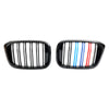 BMW G01 X3 G02 X4 Gloss Black 2PCS M-Color Kidney Grill Grille 51138469959 Generic