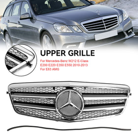 09.2009-02.2013 Mercedes-Benz W212 E200 E220 E350 E550 AMG Front Bumper Grill Grille Generic