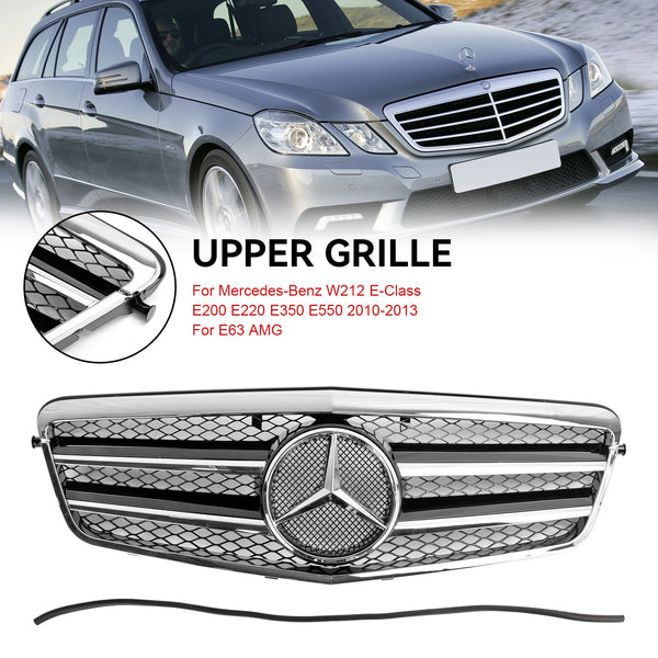 2009-2013 Benz W212 E-Class E200 E220 E350 E550 Front Bumper Grill Generic