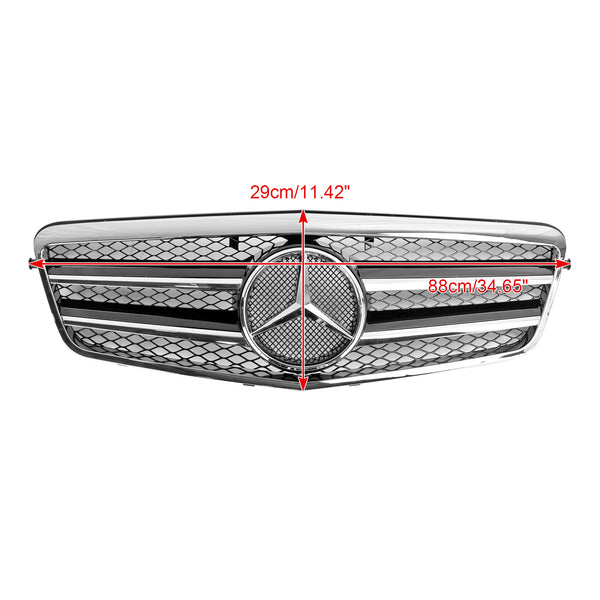 09.2009-02.2013 Mercedes-Benz W212 E200 E220 E350 E550 AMG Front Bumper Grill Grille Generic