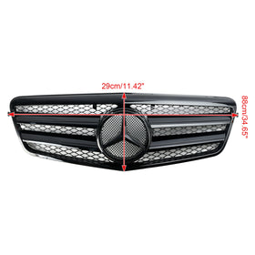 2009-2013 Benz E-Class W212 E200 E220 E350 E550 Front Bumper Grill Replacement Generic