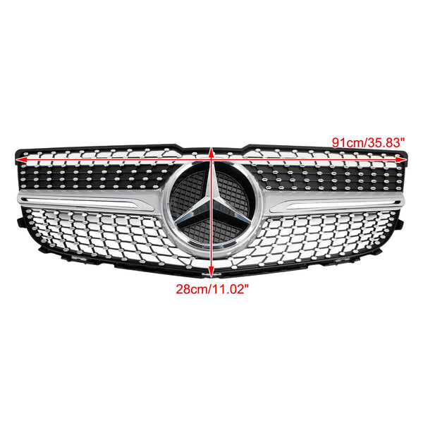 Benz 2013-2015 GLK350 4MATIC Sport Utility 4-DOOR Front Bumper Diamond Grill 2048802983 Generic