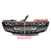 Nissan Frontier 2009-2016 Black Front Bumper Grill W/Led Lights Generic