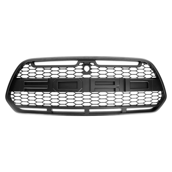 2015-2018 Ford Transit Mk8 Matt Black Front Bumper Grill Generic